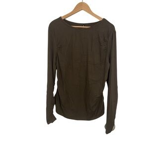 Olive Long Sleeve Women's Top